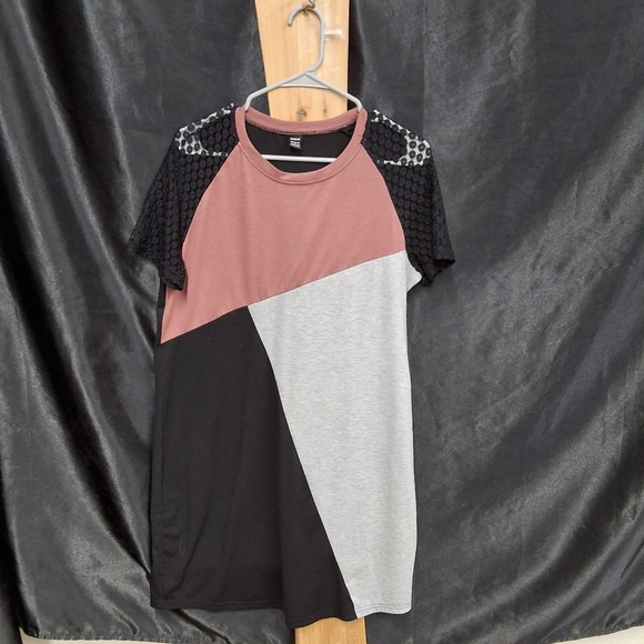 SHEIN multi color abstract dress size womens large - Picture 1 of 7